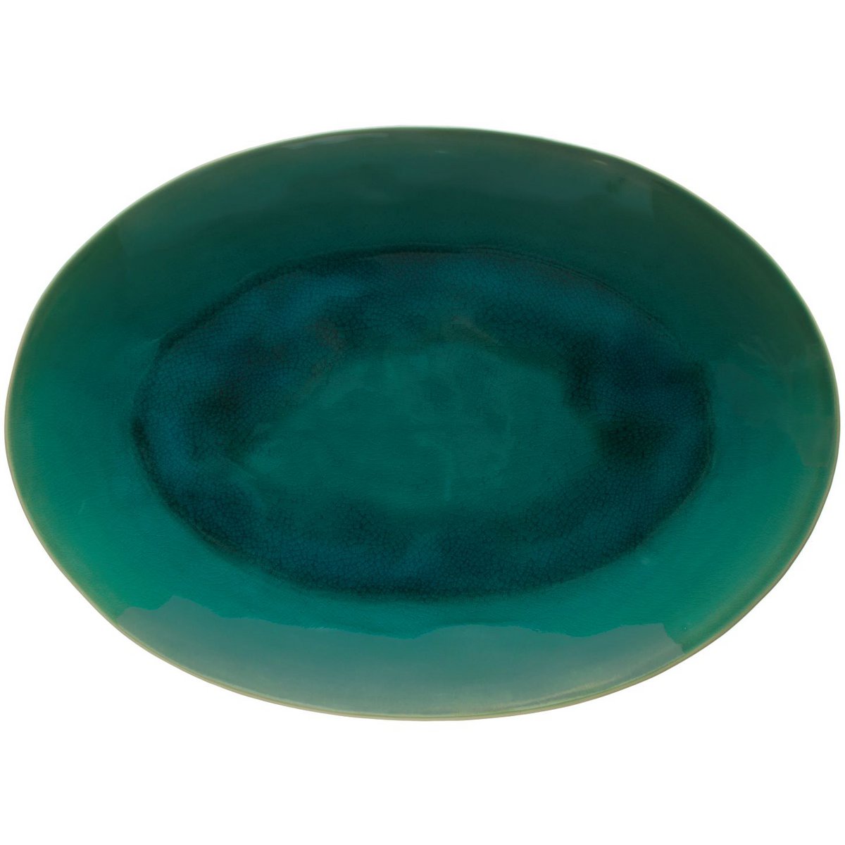 RIVIERA Ovale Platte azurblau NAA 402