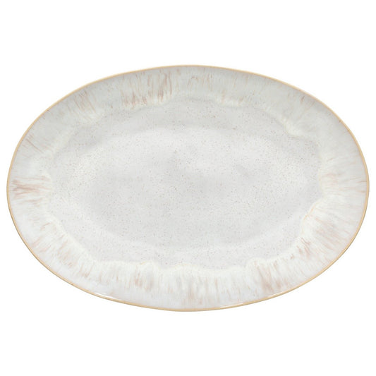 EIVISSA Oval platter 45cm sand beige GOA 451